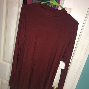 mock neck dress